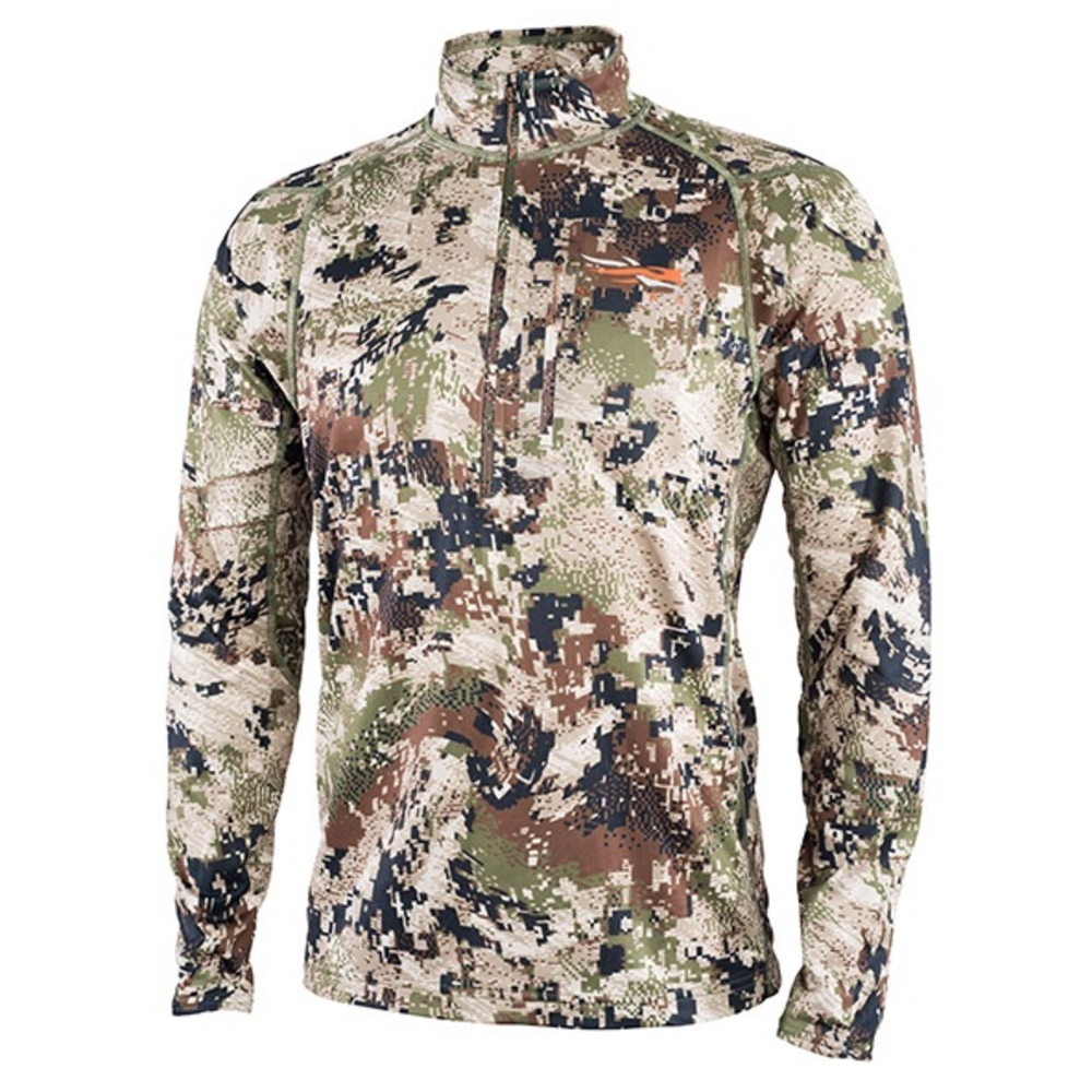 XL Sitka Core Midweight Camo Zip Tee